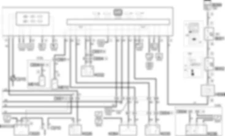 COMBINE DE BORD - SCHEMA ELECTRIQUE Fiat DUCATO 2.3 JTD 16V  fino a 02/05