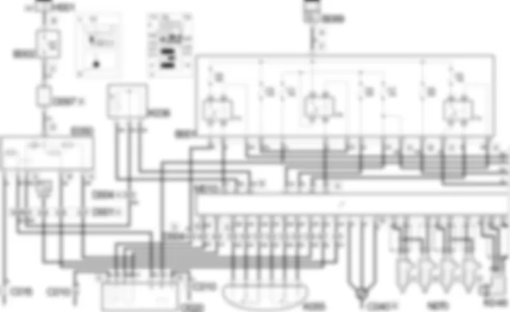 SCHEMA ELECTRIQUE DE LA GESTION ELECTRONIQUE DES MOTEURS DIESEL Fiat DUCATO 2.0 JTD 8V  fino a 02/05