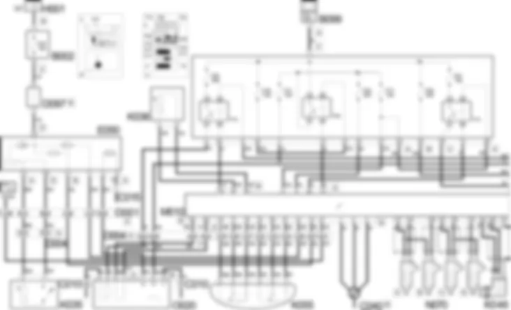 SCHEMA ELECTRIQUE DE LA GESTION ELECTRONIQUE DES MOTEURS DIESEL Fiat DUCATO 2.3 JTD 16V  fino a 02/05