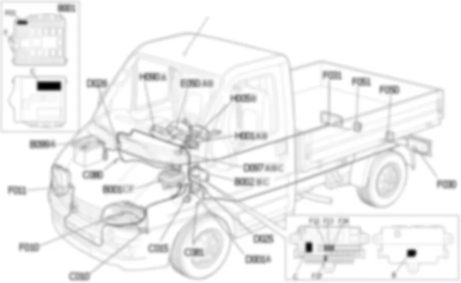 FEUX DE POSITION / DE PLAQUE LOCALISATION COMPOSANTS Fiat DUCATO 2.0 JTD 8V fino a 02/05 FEUX DE POSITION / DE PLAQUE LOCALISATION COMPOSANTS Fiat DUCATO 2.0 JTD 8V fino a 02/05