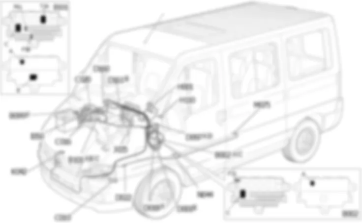 ADDITIONAL HEATER LOCATION COMPONENTS Fiat DUCATO 2.8 JTD 8V fino a 02/05 ADDITIONAL HEATER LOCATION COMPONENTS Fiat DUCATO 2.8 JTD 8V fino a 02/05