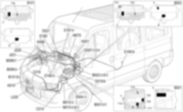 WLACZENIE SPREZARKI LOKALIZACJA ELEMENTOW Fiat DUCATO 2.8 JTD 8V fino a 02/05 WLACZENIE SPREZARKI LOKALIZACJA ELEMENTOW Fiat DUCATO 2.8 JTD 8V fino a 02/05