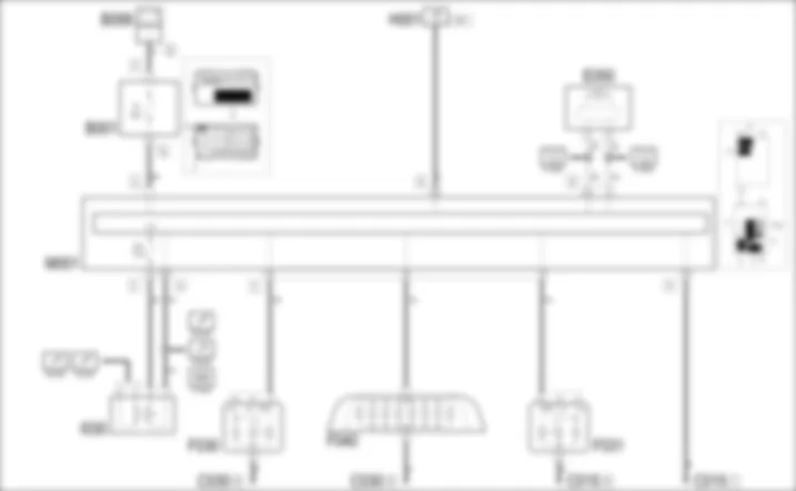 LUCI STOP - SCHEMA ELETTRICO Fiat GRANDE PUNTO 1.4 8v  