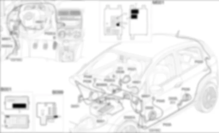 RADIO - COMPONENT LOCATION Fiat GRANDE PUNTO 1.4 16v  