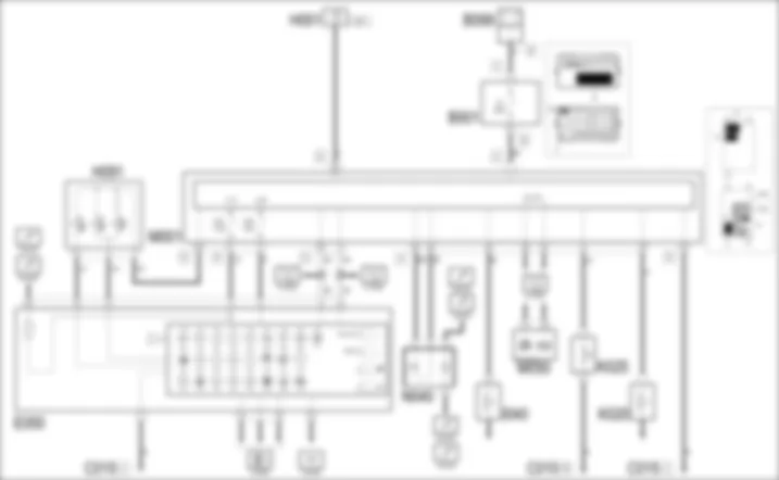 INSTRUMENT PANEL - WIRING DIAGRAM Fiat GRANDE PUNTO 1.4 16v  
