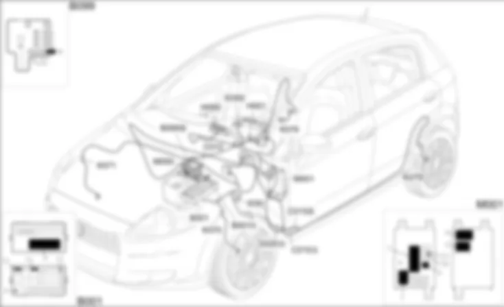 ABS - COMPONENT LOCATION Fiat GRANDE PUNTO 1.4 8v ABS - COMPONENT LOCATION Fiat GRANDE PUNTO 1.4 8v