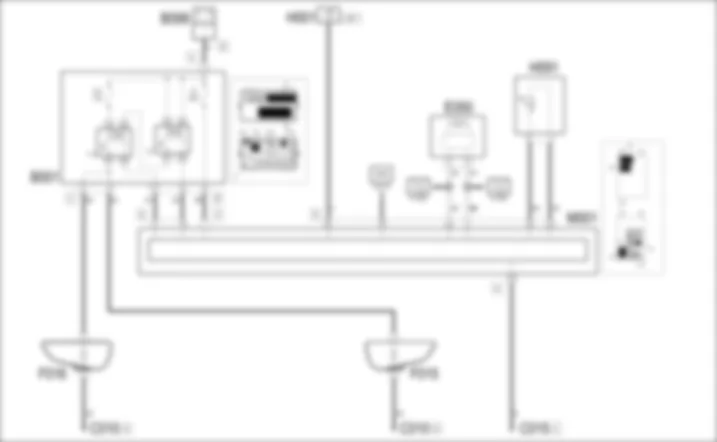 FOG LIGHTS - WIRING DIAGRAM Fiat GRANDE PUNTO 1.4 8v FOG LIGHTS - WIRING DIAGRAM Fiat GRANDE PUNTO 1.4 8v