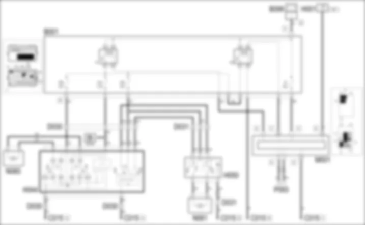 FRONT ELECTRIC WINDOWS - WIRING DIAGRAM Fiat GRANDE PUNTO 1.4 16v  