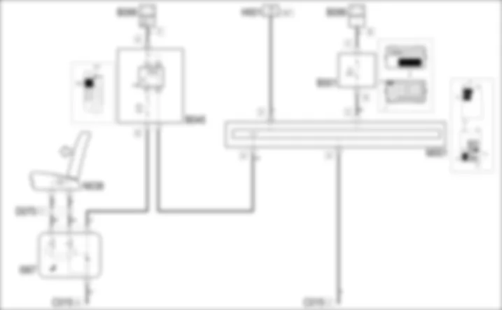 SEDILI REGOLABILI ELETTRICAMENTE - SCHEMA ELETTRICO Fiat GRANDE PUNTO 1.4 16v  