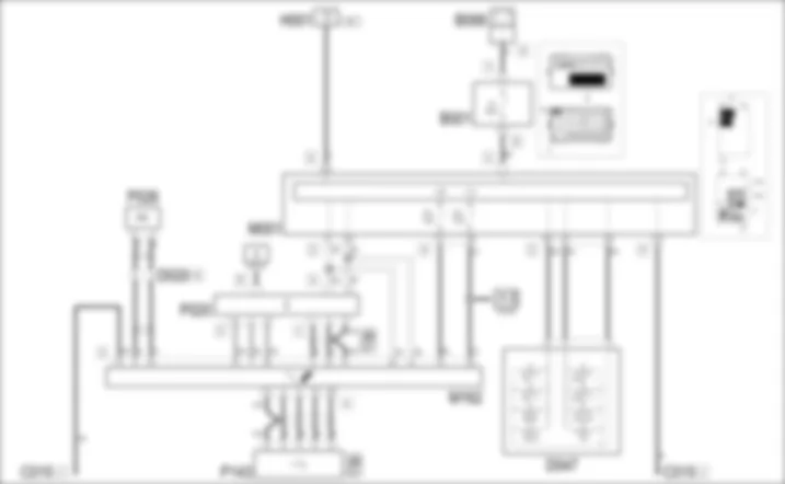 RADIO-TELEPHONE INTEGRE - SCHEMA ELECTRIQUE Fiat GRANDE PUNTO 1.4 8v  