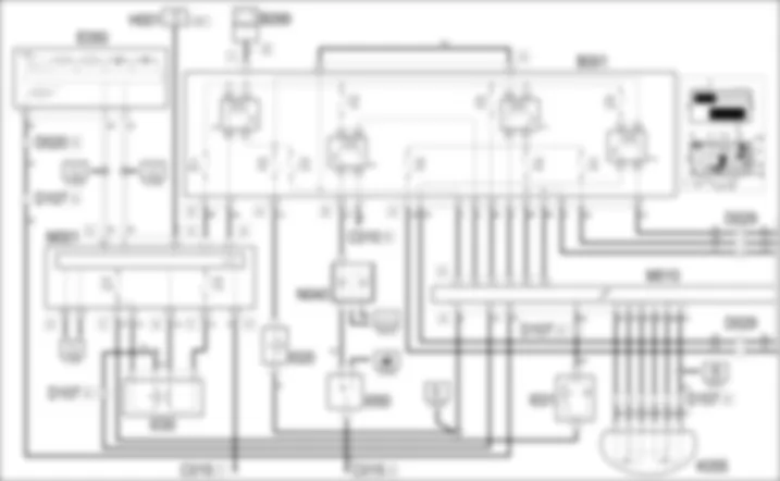 PETROL ENGINE ELECTRONIC MANAGEMENT - WIRING DIAGRAM Fiat GRANDE PUNTO 1.4 16v  
