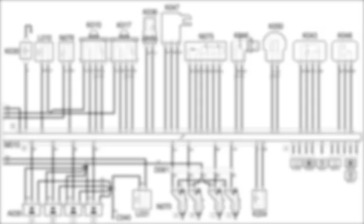 PETROL ENGINE ELECTRONIC MANAGEMENT - WIRING DIAGRAM Fiat GRANDE PUNTO 1.4 16v  