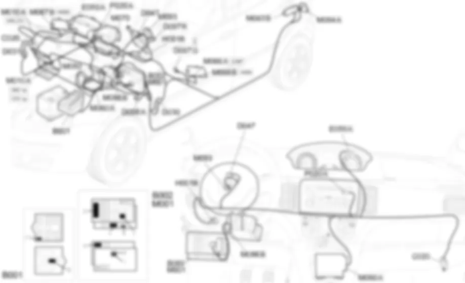 LINEE DI COLLEGAMENTO               CAN - Localizzazione componenti Fiat IDEA 1.3 JTD 16v  
