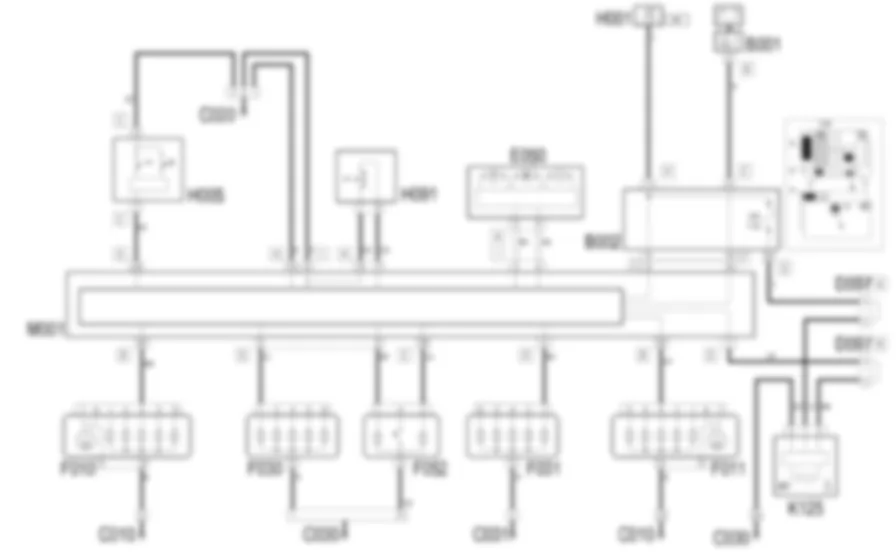 SWIATLA               POZYCYJNE / OSWIETLENIA TABLICY REJESTRACYJNEJ - Schemat elektryczny Fiat IDEA 1.3 JTD 16v  