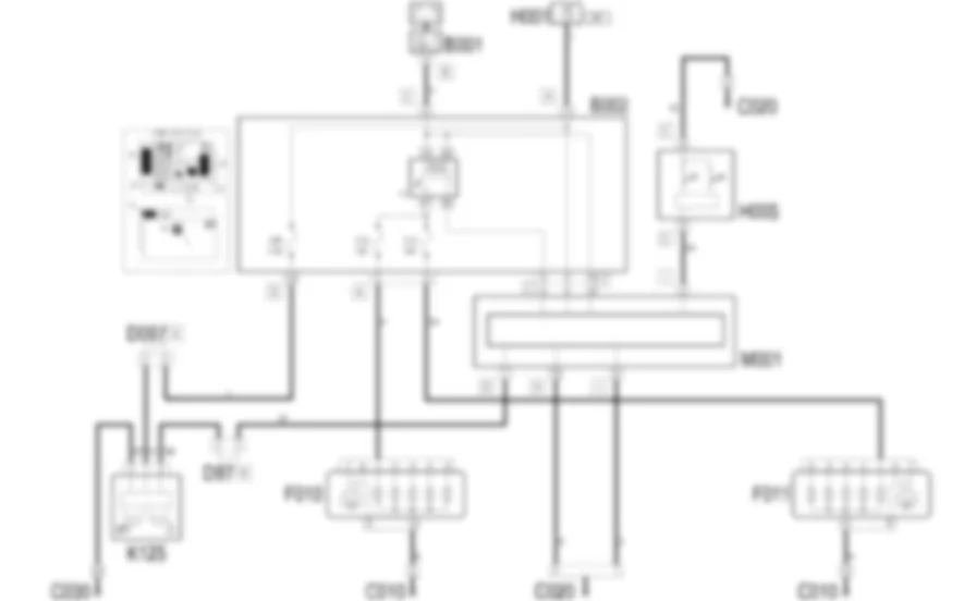 LUCES DE CRUCE - Esquema electrico Fiat IDEA 1.3 JTD 16v  