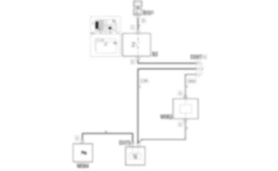 PREDISPOSIZIONE RIMORCHIO - Schema elettrico Fiat IDEA 1.3 JTD 16v  