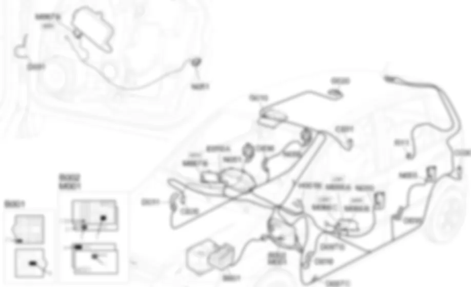 PLAFONES - Ubicacion de los componentes Fiat IDEA 1.3 JTD 16v PLAFONES - Ubicacion de los componentes Fiat IDEA 1.3 JTD 16v
