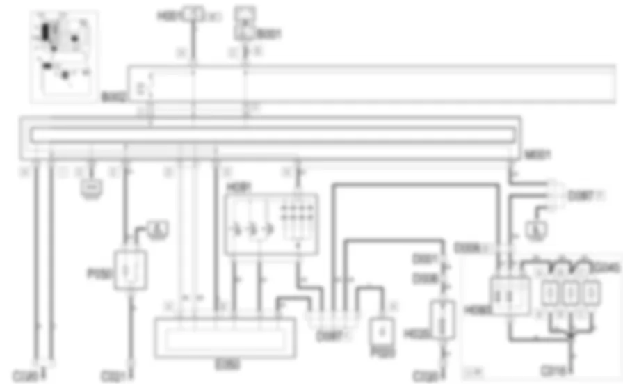 ILLUMINAZIONE STRUMENTI - Schema elettrico Fiat IDEA 1.3 JTD 16v ILLUMINAZIONE STRUMENTI - Schema elettrico Fiat IDEA 1.3 JTD 16v