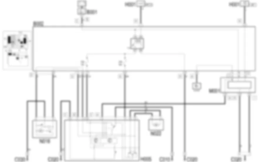 LIMPIA / LAVA LUNETA - Esquema electrico Fiat IDEA 1.3 JTD 16v  