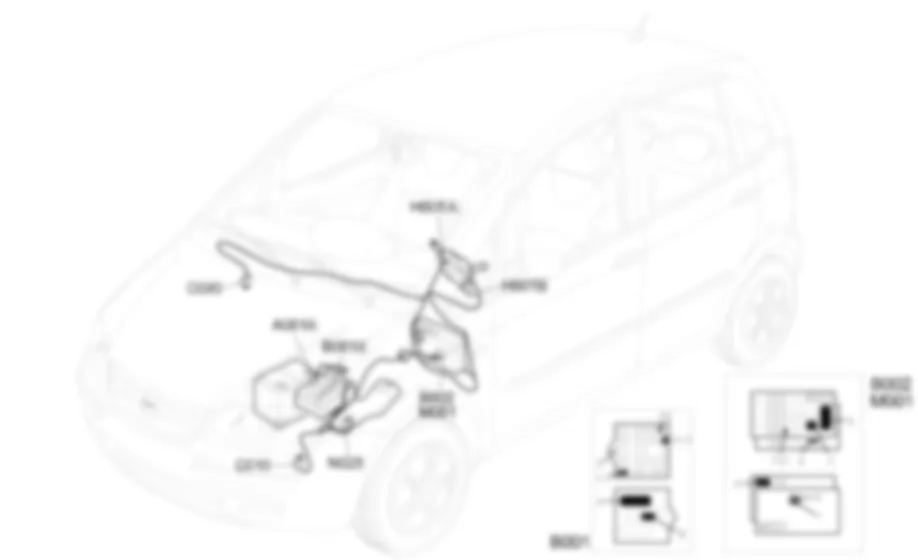 LAVAFARI - Localizzazione componenti Fiat IDEA 1.3 JTD 16v  