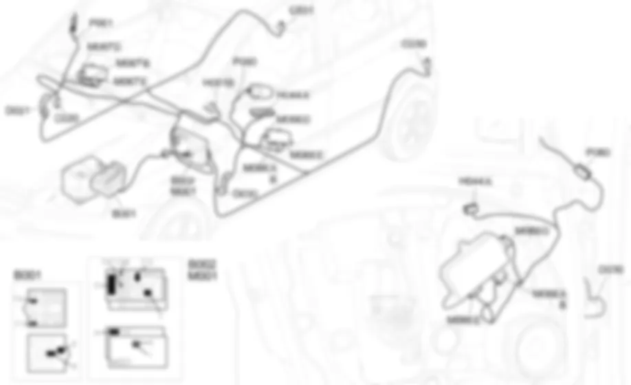 REGOLAZIONE SPECCHI               ESTERNI - Localizzazione componenti Fiat IDEA 1.3 JTD 16v  