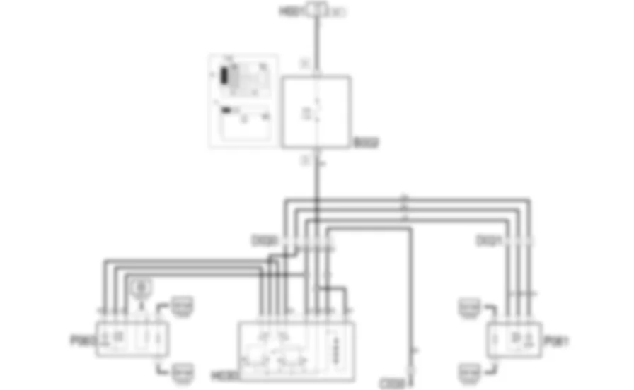 REGOLAZIONE SPECCHI               ESTERNI - Schema elettrico Fiat IDEA 1.3 JTD 16v  