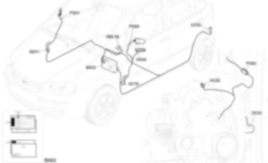 REGOLAZIONE SPECCHI               ESTERNI - Localizzazione componenti Fiat IDEA 1.3 JTD 16v  