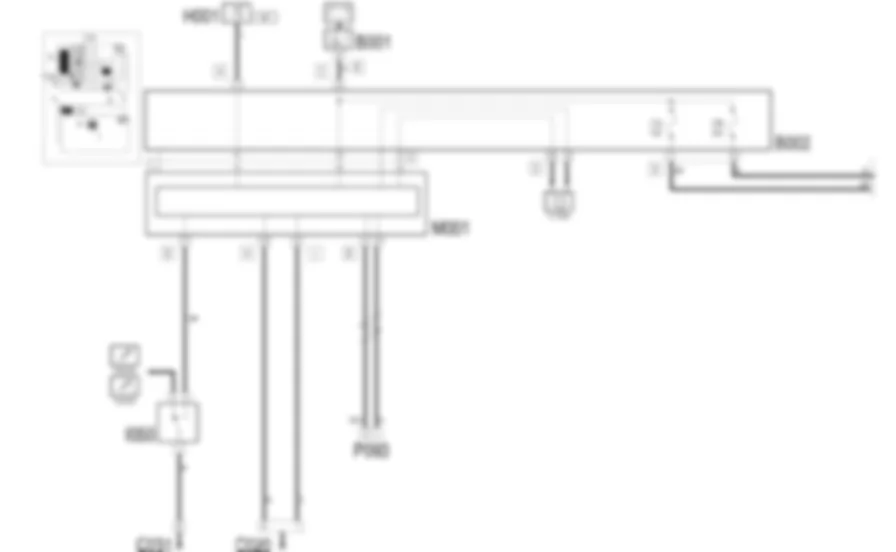 BLOCCAPORTE - Schema elettrico Fiat IDEA 1.3 JTD 16v  