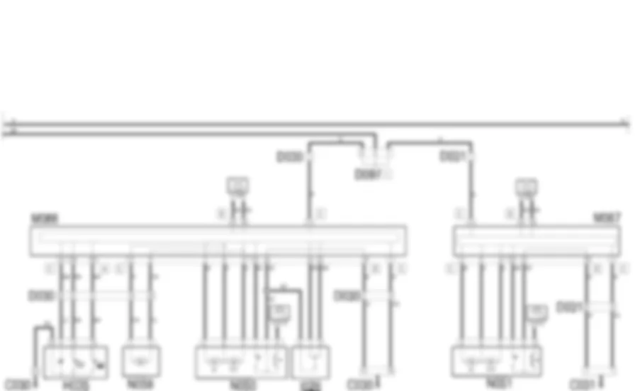 BLOCCAPORTE - Schema elettrico Fiat IDEA 1.3 JTD 16v  