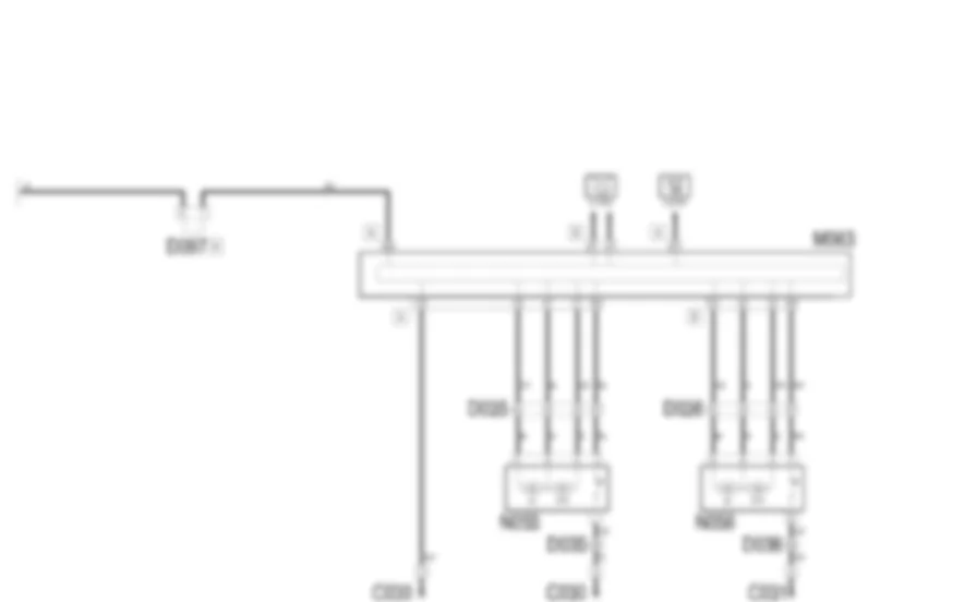 BLOCCAPORTE - Schema elettrico Fiat IDEA 1.3 JTD 16v  