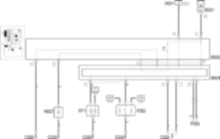 OTWARCIE BAGAZNIKA               I POKRYWKI WLEWU PALIWA - Schemat elektryczny Fiat IDEA 1.3 JTD 16v  
