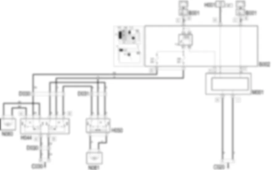 ALZACRISTALLI  ANTERIORI - Schema elettrico Fiat IDEA 1.3 JTD 16v  