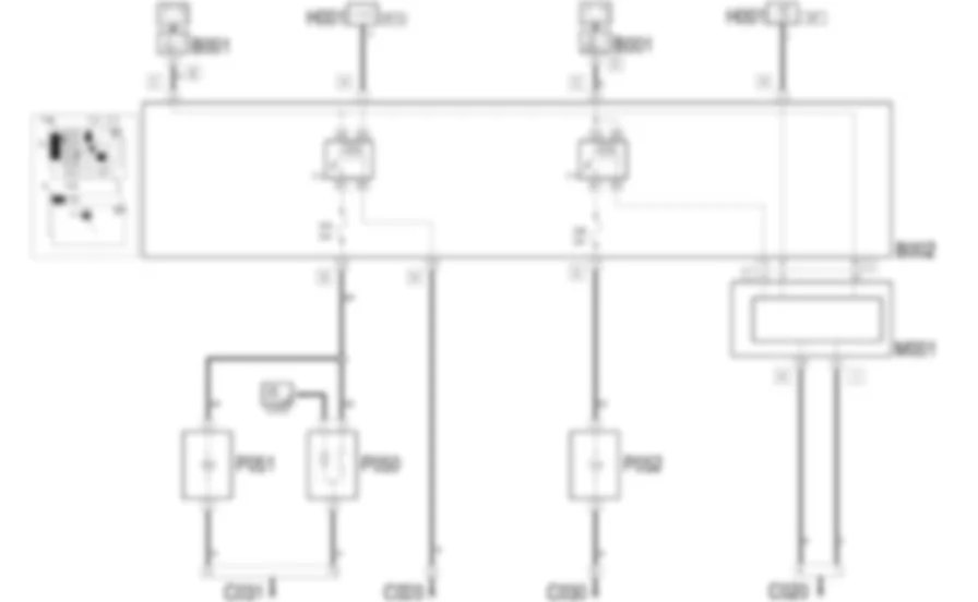 ENCENDEDOR / TOMA DE CORRIENTE - Esquema electrico Fiat IDEA 1.3 JTD 16v  