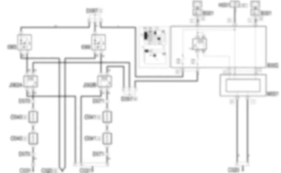 ASIENTOS CALENTADOS - Esquema electrico Fiat IDEA 1.3 JTD 16v  