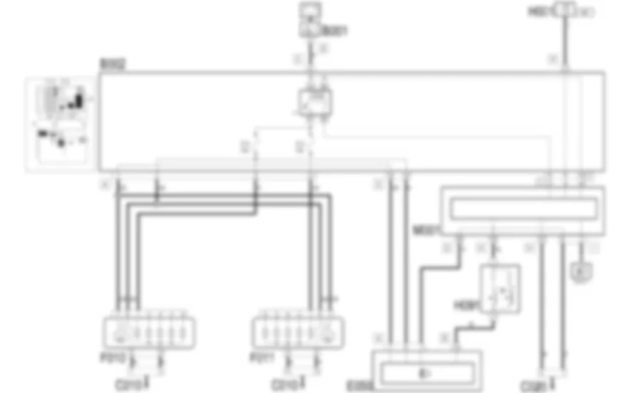REGOLATORE ASSETTO               FARI - Schema elettrico Fiat IDEA 1.3 JTD 16v  