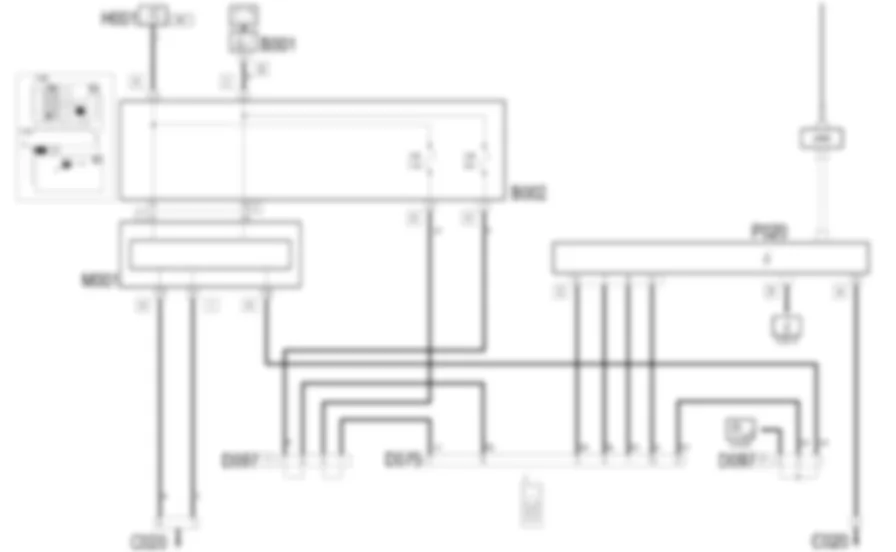 PREDISPOSIZIONE TELEFONO               CELLULARE - Schema elettrico Fiat IDEA 1.3 JTD 16v  