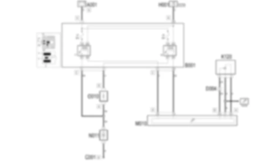 RAFFREDDAMENTO MOTORE - Schema elettrico Fiat IDEA 1.4 16v  