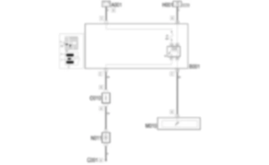 RAFFREDDAMENTO MOTORE - Schema elettrico Fiat IDEA 1.4 16v  