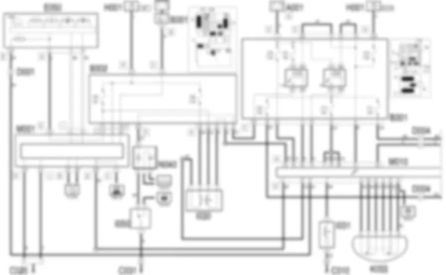 GESTION ELECTRONICA DE LOS MOTORES DE GASOLINA - Esquema electrico Fiat IDEA 1.4 16v  