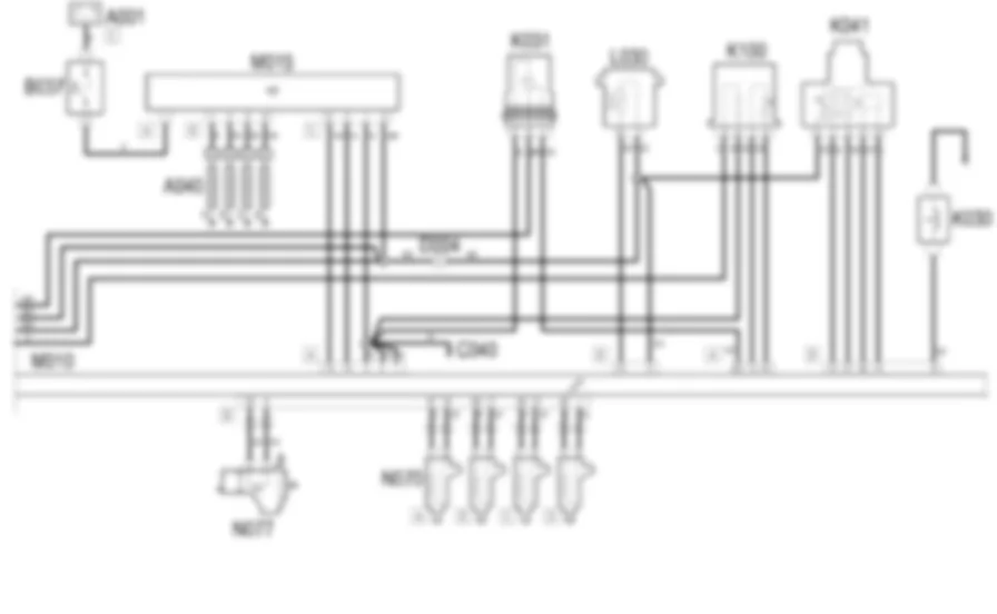 GESTION ELECTRONICA DE LOS MOTORES DIESEL - Esquema electrico Fiat IDEA 1.3 JTD 16v  
