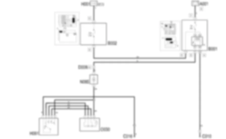 RISCALDATORE - Schema elettrico Fiat IDEA 1.3 JTD 16v  