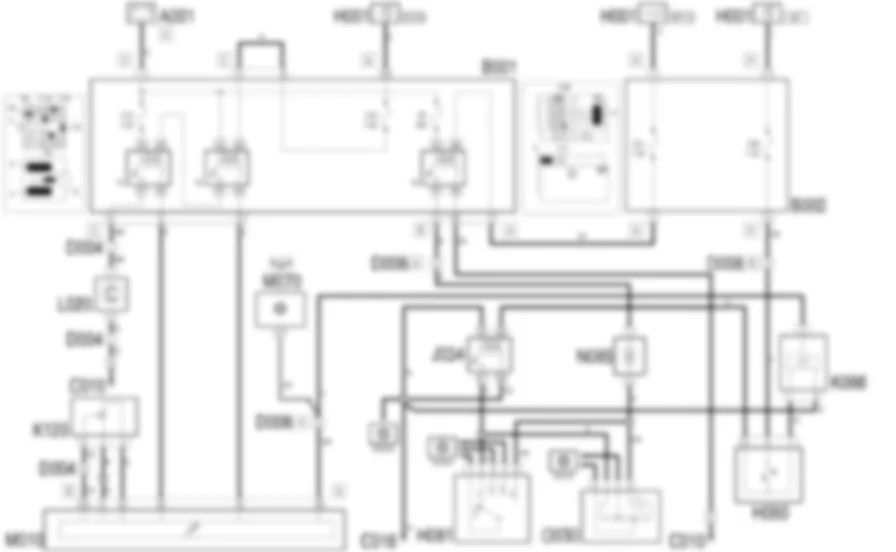 ACCIONAMIENTO DEL COMPRESOR - Esquema electrico Fiat IDEA 1.4 16v  