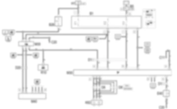 ALARM- SCHEMAT ELEKTRYCZNY Fiat MULTIPLA 1.6 16v  fino a 05/04