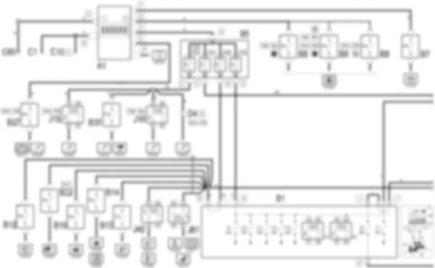 ALIMENTAZIONE - Schema elettrico Fiat MULTIPLA 1.9 JTD 8V  da 04/02 a 08/03