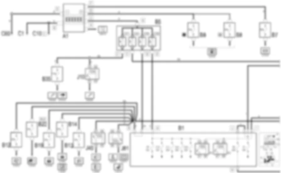 ALIMENTAZIONE - Schema elettrico Fiat MULTIPLA 1.6 16v  fino a 05/04