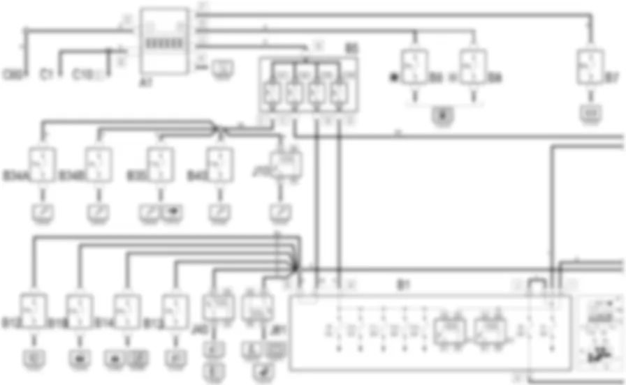 ALIMENTAZIONE - Schema elettrico Fiat MULTIPLA 1.6 16v  fino a 05/04