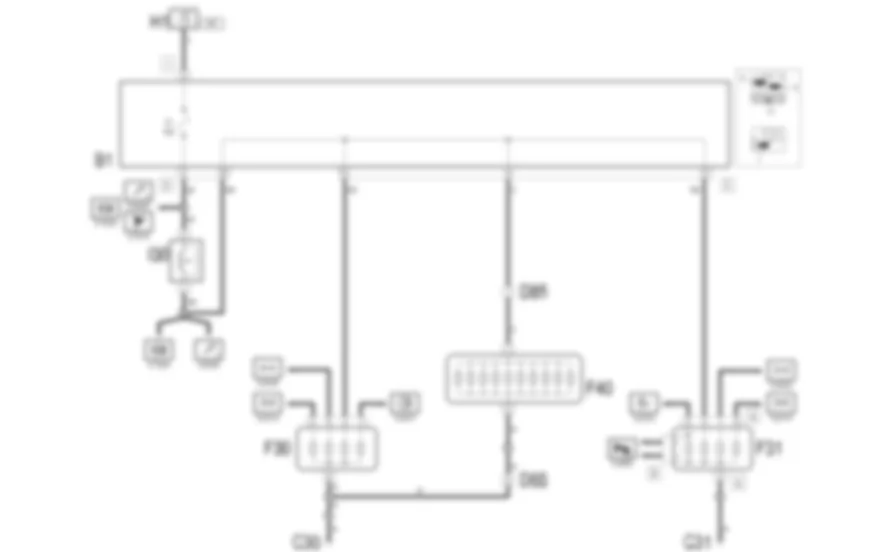 LUCI STOP - Schema elettrico Fiat MULTIPLA 1.9 JTD 8V  da 06/04