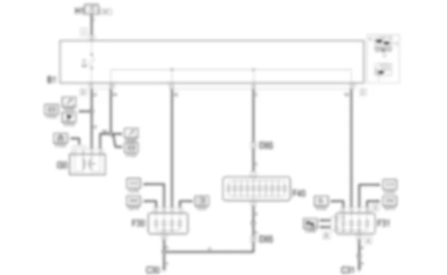 LUCI STOP - Schema elettrico Fiat MULTIPLA 1.9 JTD 8V  da 04/02 a 08/03
