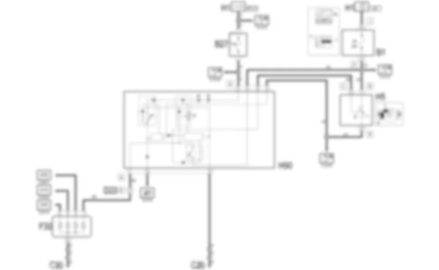 LUCI RETRONEBBIA - Schema elettrico Fiat MULTIPLA 1.9 JTD 8V  da 04/02 a 08/03