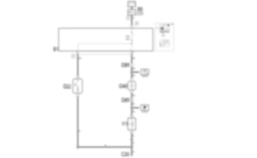 LUCE CASSETTO - LUCE               BAULE - LUCE ANTINA PARASOLE - Schema elettrico Fiat MULTIPLA 1.9 JTD 8V  da 06/99 a 03/02